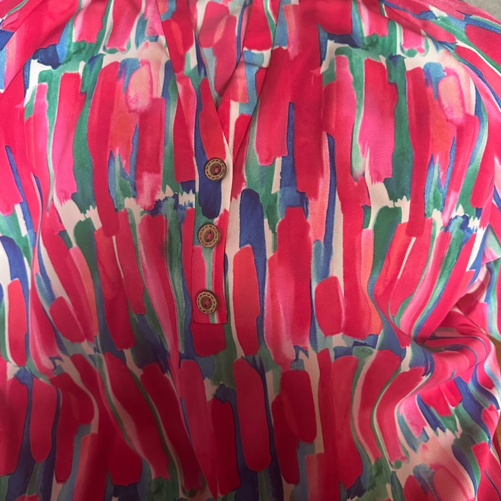 Colorful Abstract Women's Blouse